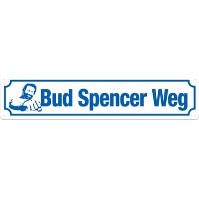 Bud Spencer a Terence Hill Cedule Bud Spencer Bud Spencer Weg 46x10cm