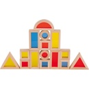 Goki Kostky S okny Geometrické tvary 21 ks