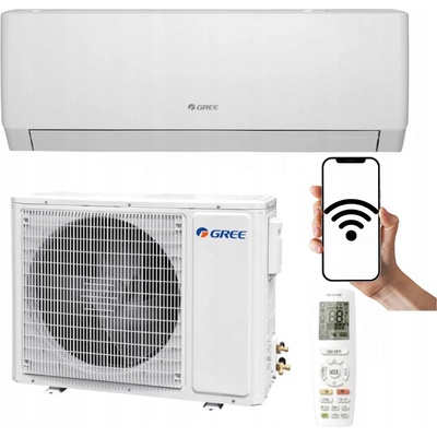 GREE Pular PRO DARK 3,5kW 40m2 WiFi s ohřevem