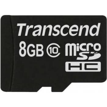 Image 1 of Transcend microSDHC 8GB Class 10 MLC TS8GUSDC10M