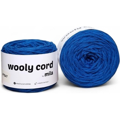 Mila Wooly cord Omega modrá