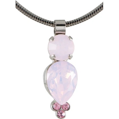 Klimm s Křišťálem Swarovski Elements ve tvaru kapky C27113F136 Rose