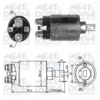 MEAT & DORIA Elektromagnetický spínač startéru MAD 46024