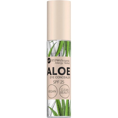 Bell HYPOAllergenic Течен коректор за очи с алое вера, SPF25, 001 Light, 4.8 g