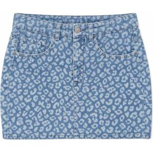 Mazine Дамска пола Mazine Women's Printed Denim Mini Skirt - Light Blue Wash (113-1265-0114)