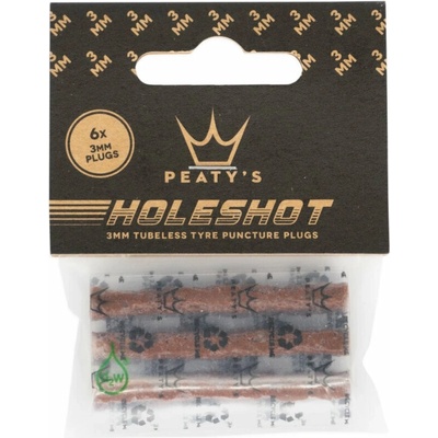 Peaty's Holeshot Tubeless Puncture Plugger Refill Pack 6x3mm Ремонт на спукана гума на велосипед (PPR-TPP-RP3-12)