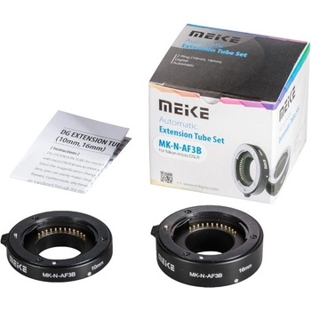 Meike makro mezikroužky pro Nikon 1 ECO s přenosem clony