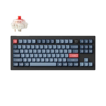 Image 1 of Keychron V3 Max QMK Carbon Black Gateron Jupiter Red Switch (V3M-D1)
