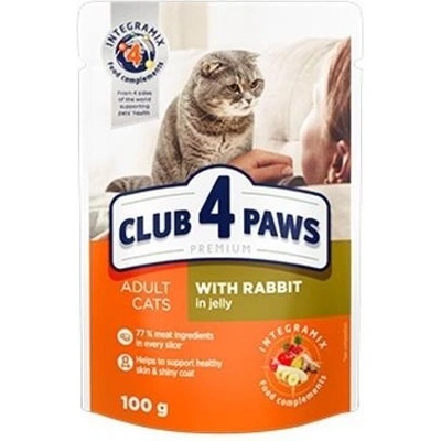 Club 4 Paws Premium Adult rabbit jelly 100 g