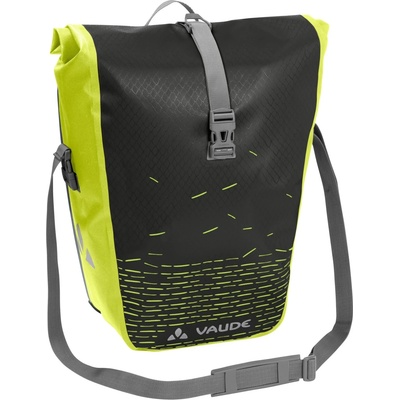 VAUDE Велосипедна дисага Vaude Aqua Back Print Single Pannier - Black / Bright Green - размер 24 l (510-1766-0311)