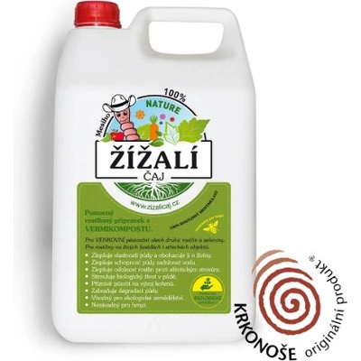 Mesiho žížalí čaj Přírodní organické hnojivo 100% nature 5 l