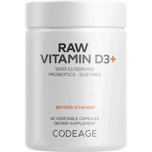 Codeage Raw Vitamin D3+ 125 mcg [60 капсули]