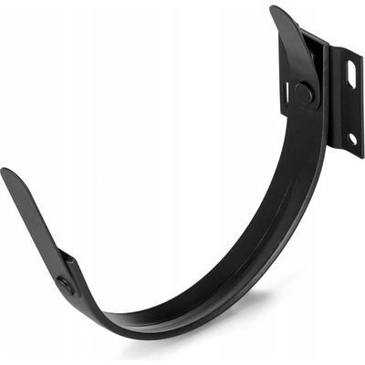 Evromat Hak čelový pre odkvapový žľab 333 mm pozink lak RAL 9005 čierny