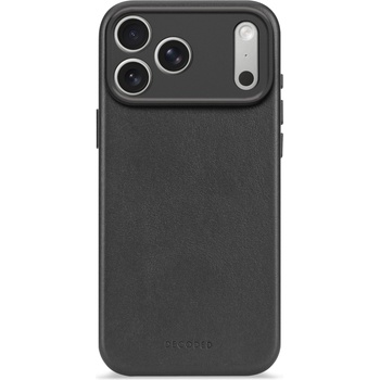 Decoded leather backcover for iphone 17 pro max - black (k-d26ipo17pmbc1bk)