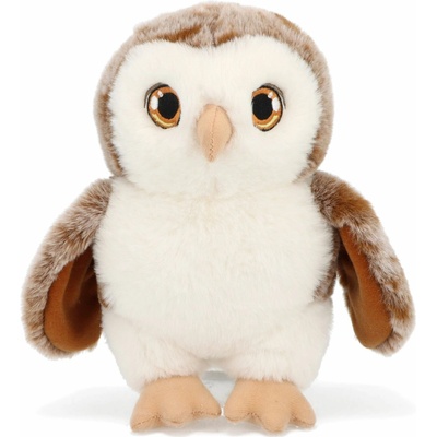 Keel Toys SE2263-1 Keeleco Sova pálená – ekoplyšová hračka 21 cm