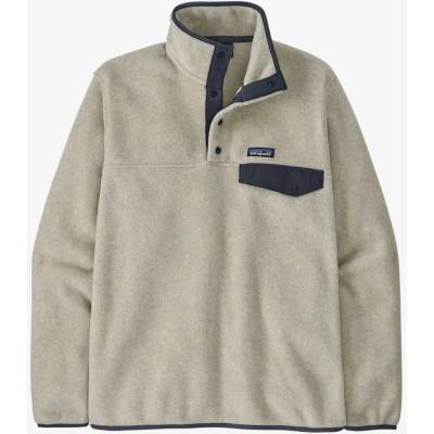 Patagonia Lightweight Synch Snap-T Pullover oatmeal heather/new navy