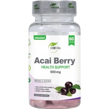 Grewia Organic Acai Berry 900 mg [60 капсули]