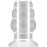 Shots Toys No. 49 Hollow Tunnel Plug Small - Silicone, 77 mm, Black