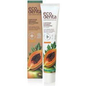 Ecodenta Сертифицирана органична паста за зъби Ecodenta с естествен избелващ ефект с екстракт от папая 75 мл