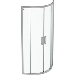 Ideal Standard Полукръгла душ кабина с плъзгащи се врати 80x80 Ideal Standard Connect 2 хромиран профил (K9250EO)