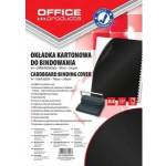 Office Products BINDING COVERS OFFICE PRODUCTS, CARTON, A4, 250GSM, GLOSSY, 100PCS, BLACK 20232515-05