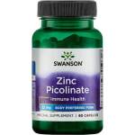 Swanson Zinc Picolinate, 22 mg, 60 капсули, Swanson (SW1113)