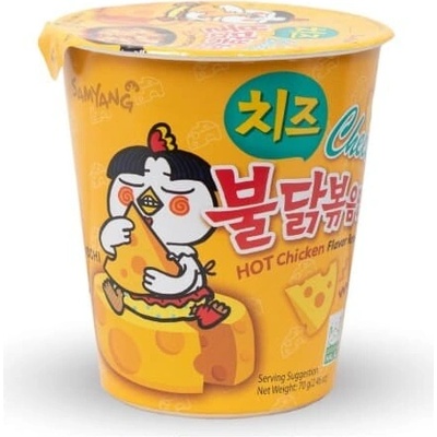 Samyang Buldak Cheese Cup štipľavé syrové kuracie rezance 70 g