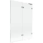 Mexen Lunar L параван за вана с 2 врати, десен, 120 x 150 см, прозрачен, хром - 897L-120-100-01-00-P (897L-120-100-01-00-P)