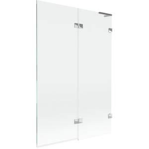 Mexen Lunar L параван за вана с 2 врати, десен, 120 x 150 см, прозрачен, хром - 897L-120-100-01-00-P (897L-120-100-01-00-P)