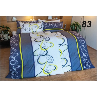2P servis povlečení krep 83 Vzor lsk-83 Krep 100% Bavlna 140x200 70x90