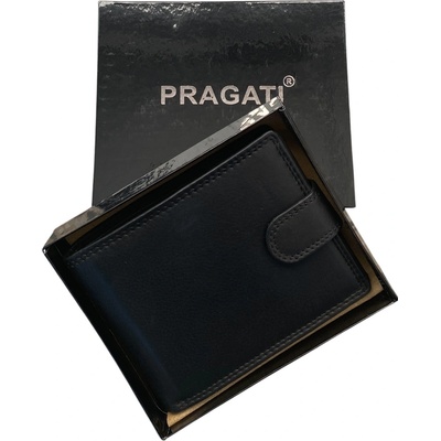 Pragati Černá se zápinkou pánská kožená