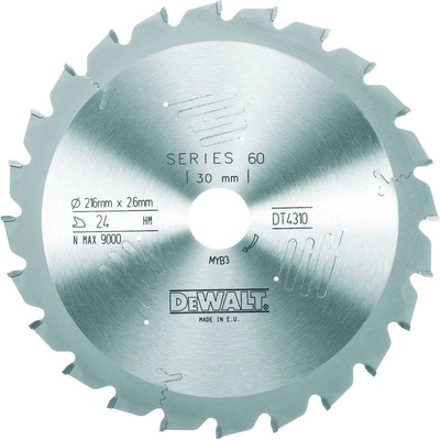 DEWALT Циркулярен диск за дърво dewalt dt4323, ф250 мм, 48 зъба (dt4323)