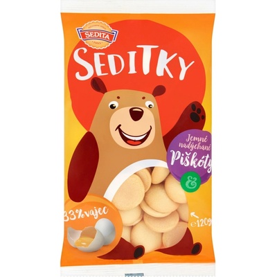 Sedita Seditky Piškoty kulaté 21 x 120 g