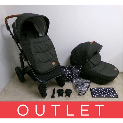 KINDERKRAFT SELECT kombinovaný Prime 2v1 Black Premium 2025