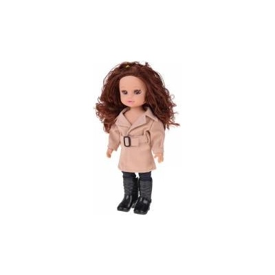 Jokomisiada Stylish Kalinka Jesieniara doll in an elegant coat 36cm ZA5840