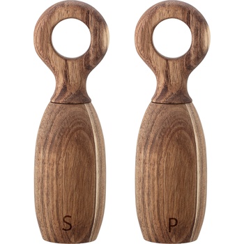 Bloomingville Солница и пиперница Martim от акациево дърво 2 части (40129675)