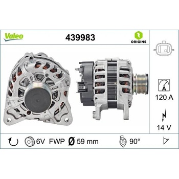 Generátor VALEO 439983