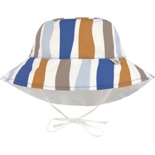 Lässig splash Sun Protection Bucket Hat waves blue/nature