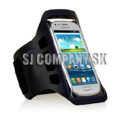 Športový pás na rameno Samsung Galaxy S III Mini – fialová
