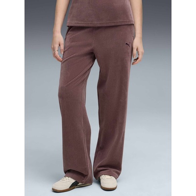 PUMA Спортно долнище ESS ELEVATED Velour Rib Str Leg