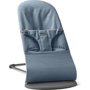 BabyBjörn Бебешки шезлонг BabyBjorn - Bliss, Woven melange, Blue (1814-006033) - ozone