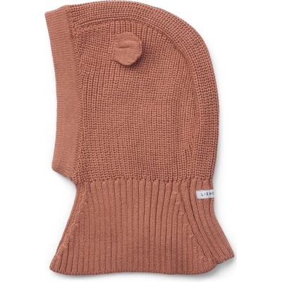 LIEWOOD pletená kukla s uškami Hanibal Balaclava dark rosetta