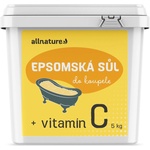 Allnature Epsom salt + vitamín C сол за баня с витамин С 5000 гр