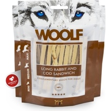 Woolf soft Rabbit & Pollock sandwich Long 100 g