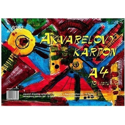 Akvarelový karton A4, 10 volných listů
