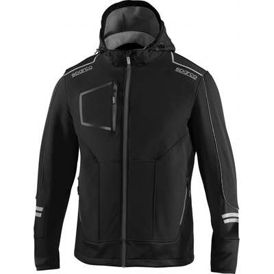 Sparco TECH TW pánská softshell bunda černá