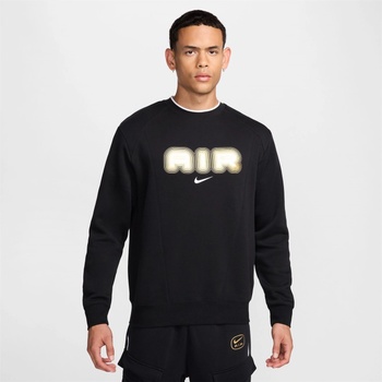 Nike M NSW SW AIR CREW FLC BB - Black/Gold