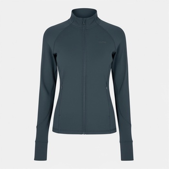 USA Pro Яке USA Pro Women's Core Fitness Long Sleeve Slim Fit Performance Training Jacket - Charcoal
