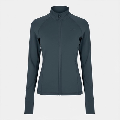 USA Pro Яке USA Pro Women's Core Fitness Long Sleeve Slim Fit Performance Training Jacket - Charcoal