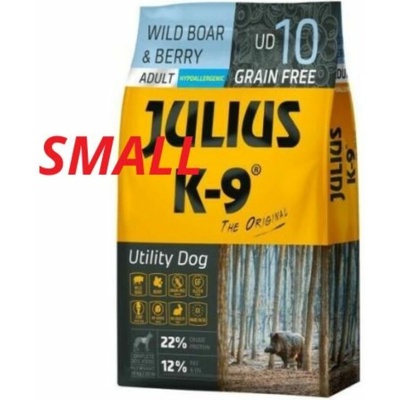 Utility Dog Hypoallergenic Adult Small - диво прасе и горски плодове 10 кг